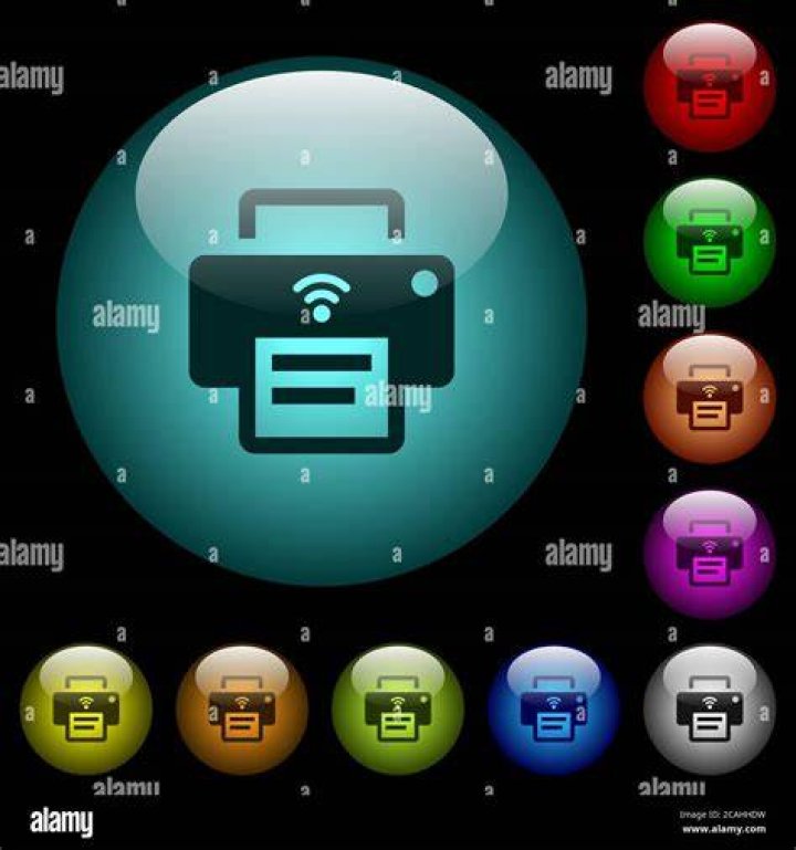 The Large icons option Large icons option wireless printer windows 11