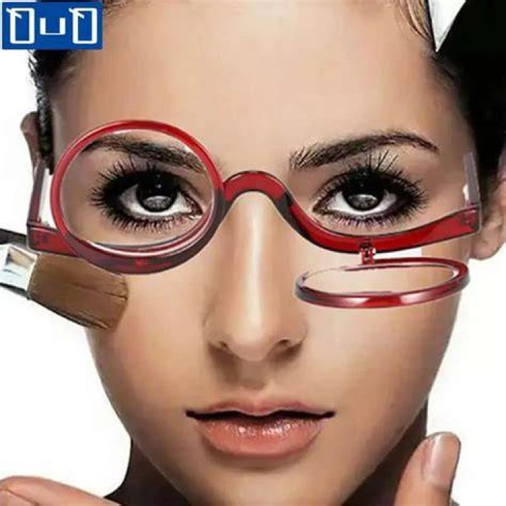 makeup with glasses