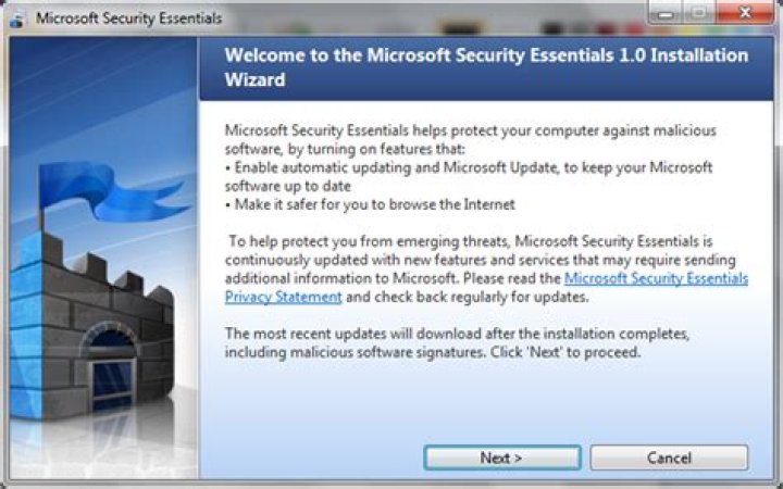 Malicious Software error in Microsoft Security Essentials
