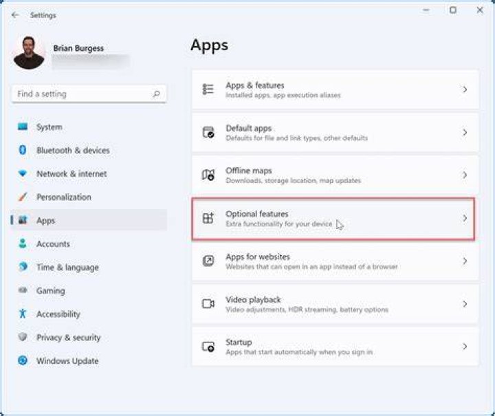 manage optional features