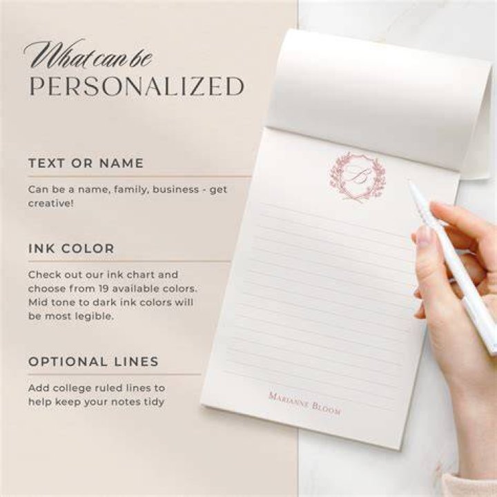 Monogram Notepad