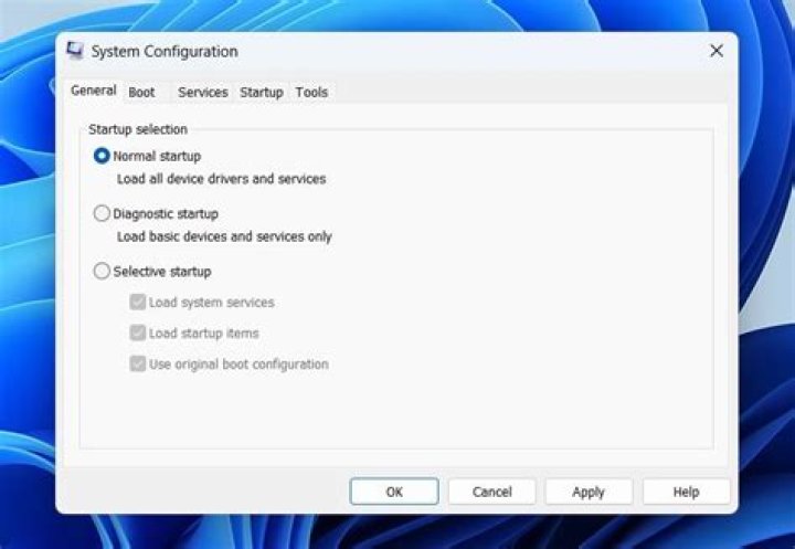 msconfig