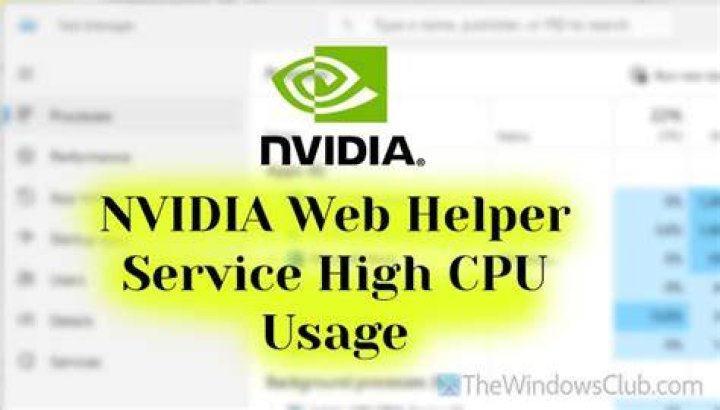 nvidia web helper.exe system error