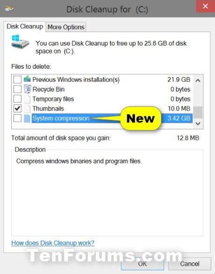 Open Disk Cleanup