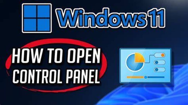 opening control panel