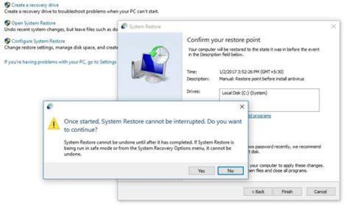 Perform a System Restore