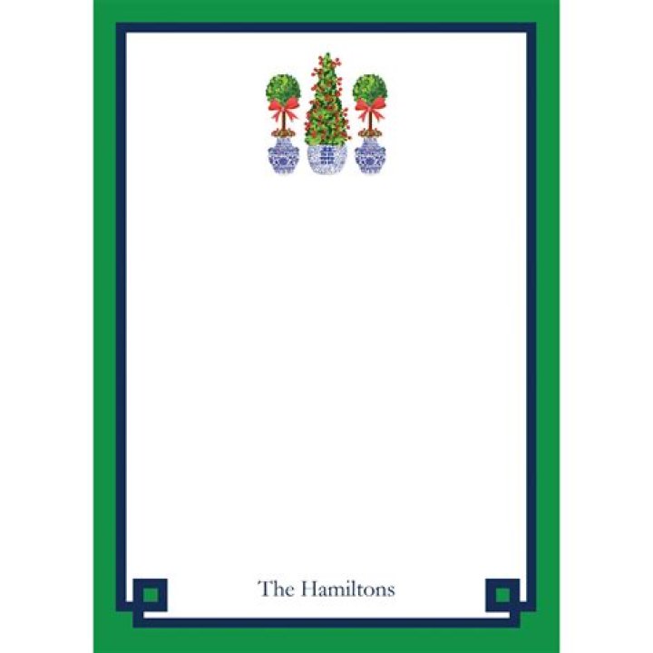 Personalized Notepad: Topiaries