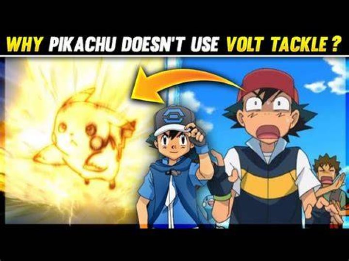 Pikachu preparing to use Volt Tackle