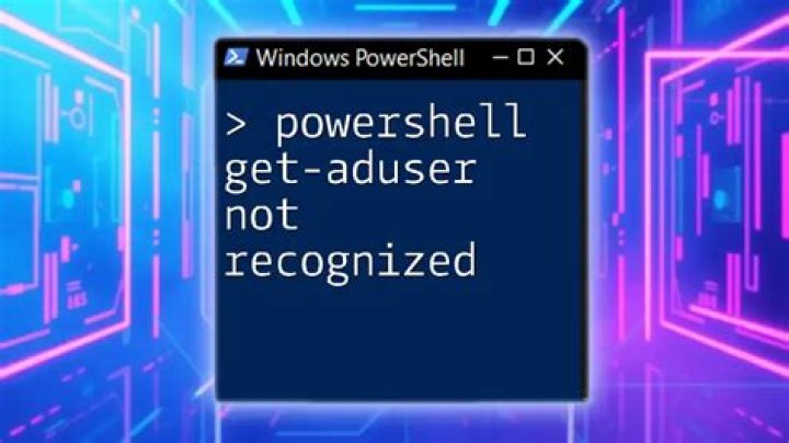 PowerShell commands are not recognized