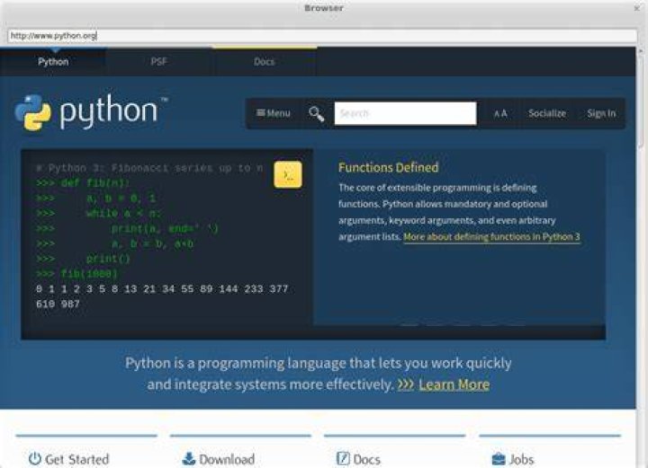 Python browser