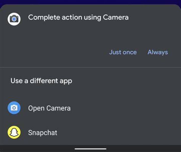 Sony default camera app