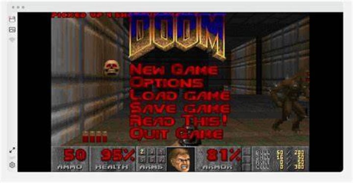 start game doom browser