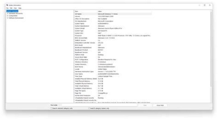 System information