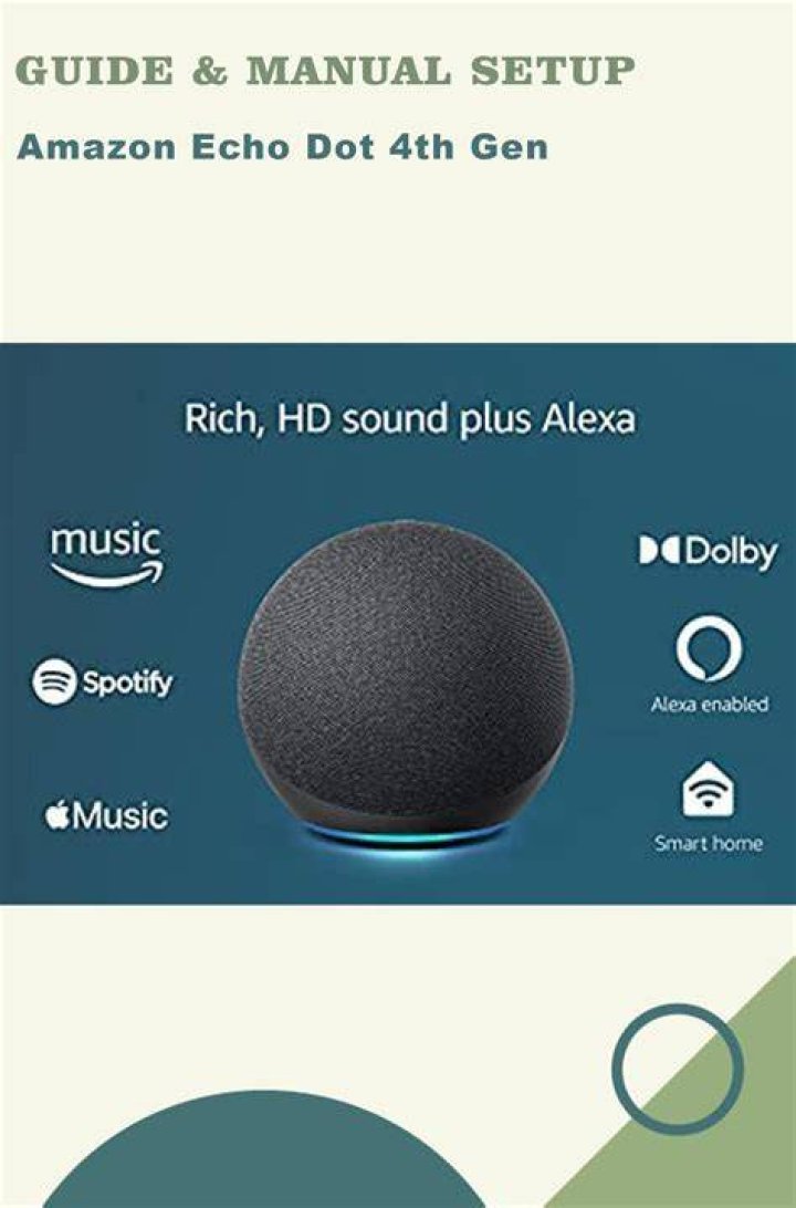 The 4th-gen Echo Dot with clock functions
