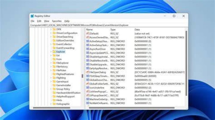 The Registry Editor microsoft error code 0x426-0x0