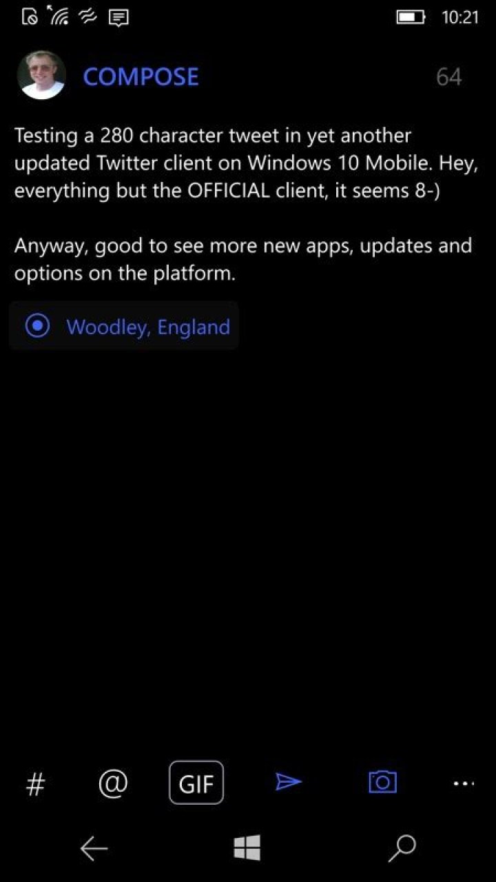 twitter uwp end support