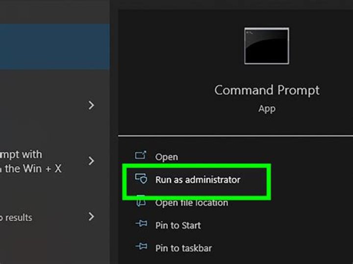 Type cmd in Run and press Ctrl + Shift + Enter to open Command Prompt (admin)