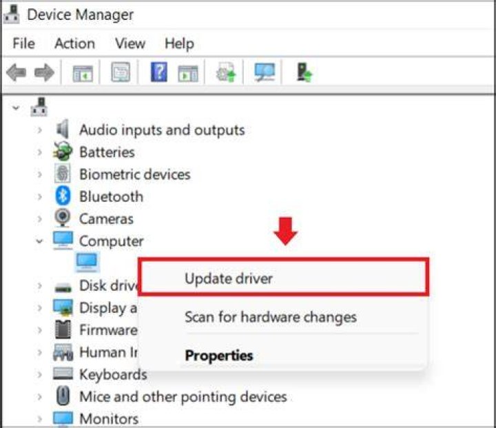 Update driver