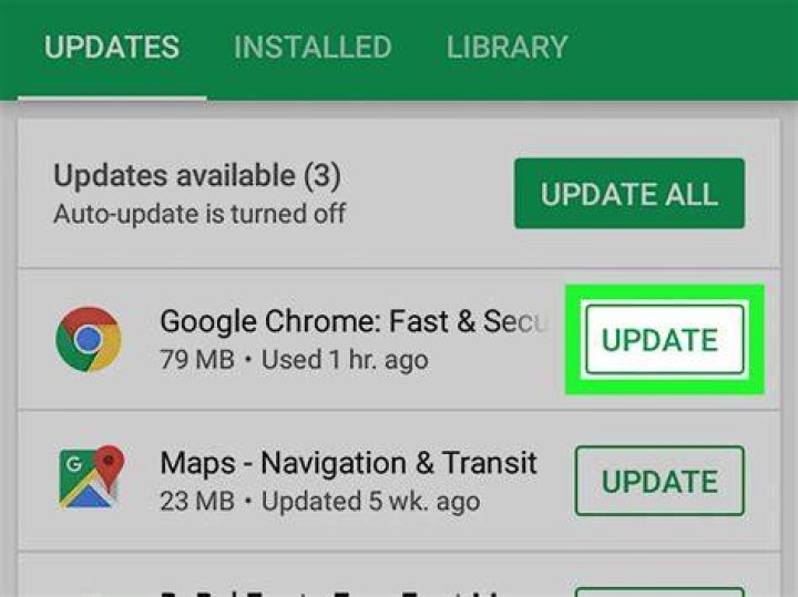 Update Google Chrome