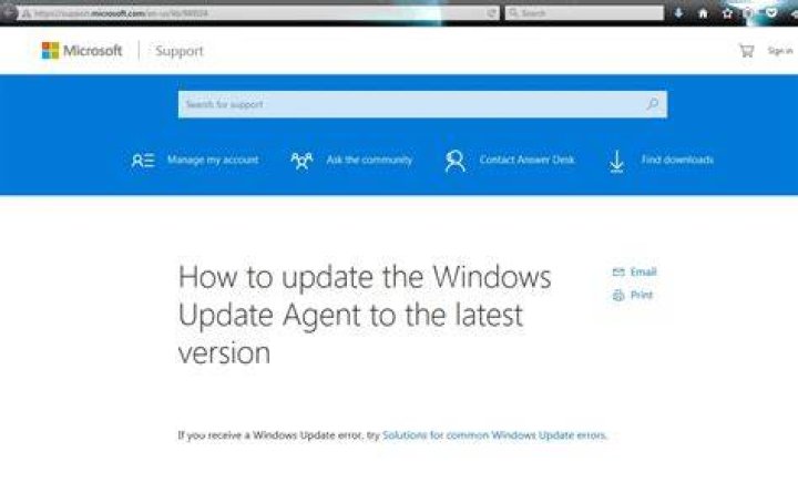 update windows agent manually