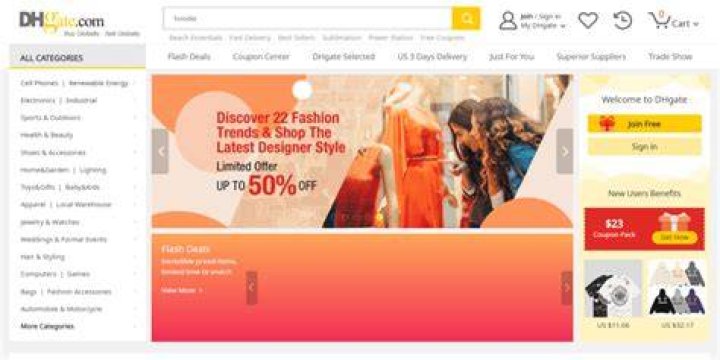 websites like DHgate
