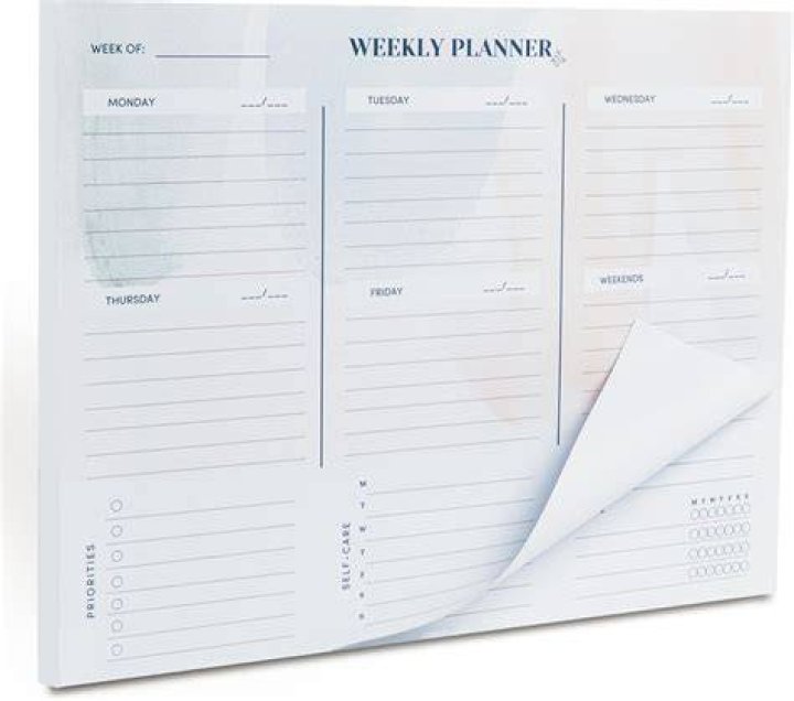 Weekly Planner Pad