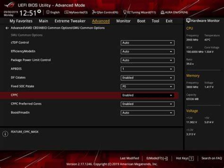 Where Is Cppc In Bios