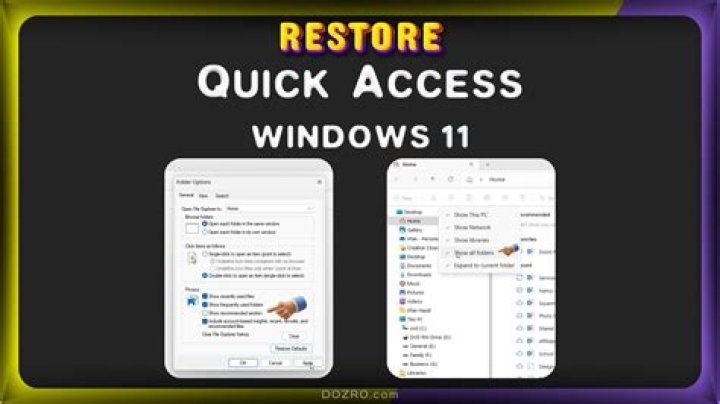 Windows 10/11 Quick Access error