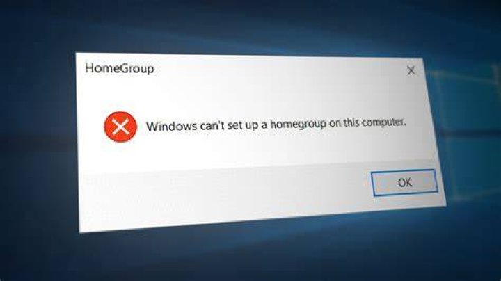windows 10 homegroup error