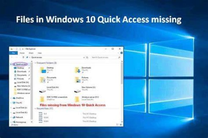 Windows 10 Quick Access error