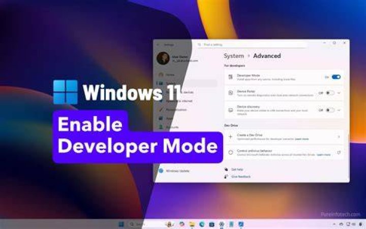 Windows 11 developer mode toggle
