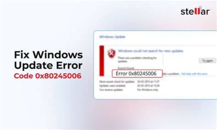 Windows 8.1 error 80245006