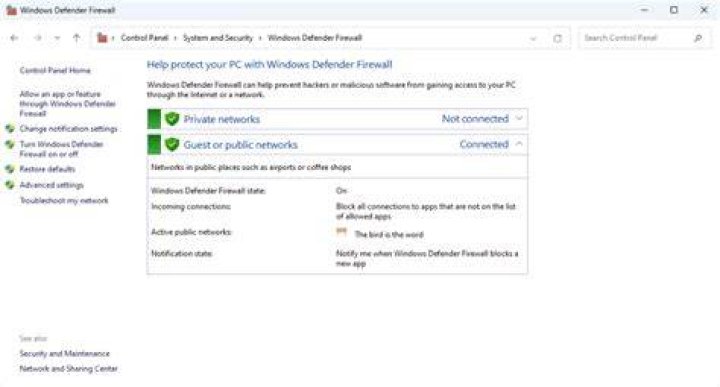 windows firewall windows defender firewall control panel bs player cannot download codecs